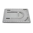 thumbnail image 1 of Bead Design Board Grooves Scale Square and Semicircular Concavities Bead Necklace Design Tray for Jewelry Making with Craft Projects Suitable for Stringing, 1 of 7
