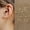 Style1- CZ Crystal (Gold), variant on Womens 925 Sterling Silver CZ Crystal Small Hoop Earrings Trendy Stud Earrings-Style2- Ball (Silver)-10mm