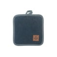 thumbnail image 1 of Porte-Pot En Jean Avec Badge En Cuir - Ensemble De 4, 1 of 2