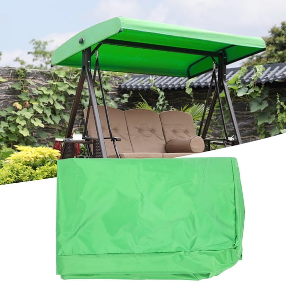 Amonsee Swing Canopy Cover Waterproof Outdoor Swing Canopy Cover Green for Park Patio Yard