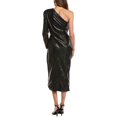 thumbnail image 2 of IRO womens  Navae Leather Midi Dress, 32, Black, 2 of 3