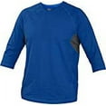 thumbnail image 2 of Rawlings Runner 3/4 Sleeve Adult Performance Shirt, Royal, Size L, 2 of 3