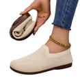 thumbnail image 4 of YOUYEDIAN Orthopedic Dress Shoes for Women Arch Support Non Slip Slip on Nurse Shoes Breathable Mesh Stretch Hiking Shoes Soft 2026 Orthopedic Shoes (Beige), 4 of 5