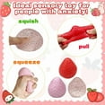 thumbnail image 4 of 3PCS Big Taba Strawberry Squishy Toys, Slow Rise Fruit Squishys, Cute Kawaii Stress Relief Fidget for Kids & Adults, White Elephant Gifts, 4 of 7