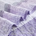 thumbnail image 5 of King Size Quilt Set Lavender, 3 Pieces Purple Ultra Soft Lightweight Bedspreads & Coverlets Set, Patchwork Striped Quilted Bedding Sets for All Seasons (1 Quilt, 2 Pillow Shams), 5 of 8