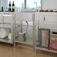 thumbnail image 6 of 24 Inch Utility Sink,Free Standing Single Bowl Kitchen Sink with Cold/Hot Water Pipe,Stainless Steel Sink with Faucet and Adjustable Legs for Laundry Room Bathroom Farmhouse, 6 of 7