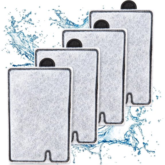 4 Pack Extra Small Fish Tank Filters for Aqueon QuietFlow E Internal Power Filter Size 3,Extra Small Replacement Filter Cartridges for Aqueon（XS）