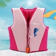 thumbnail image 1 of Traje de supervivencia de flotabilidad para niños Accesorios para exteriores de neopreno seguro (L rosa) Sywqhk Para Estrenar, 1 of 8