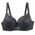 thumbnail image 2 of HVOBTTY Women's Bra Solid Color Lightweight Style Underwire Support Gathered Daily Wear, L, 2 of 4