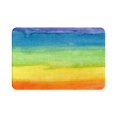 thumbnail image 1 of Colorful Stripe Rainbow Washable Cover Floor Rug Carpets Floor Mat Bathroom Decorations 16x24 Inches for Kitchen Bedroom Indoor, 1 of 8