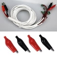 thumbnail image 2 of 20pcs Metal Alligator Clip Crocodile Electrical Clamp Testing Probe Meter with Plastic Boot Car Auto Battery (10 Red and 10 Black), 2 of 6