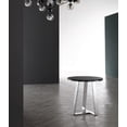 thumbnail image 5 of Pasargad Home Luxe Glass & Steel End Table, Black, 5 of 5
