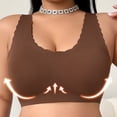 thumbnail image 3 of Aofany Wireless Bras for Women No Underwire Seamless Full Coverage Comfort Push Up Bra Plus Size Tshirt Bras, 40B/C-46B/C, 3 of 7