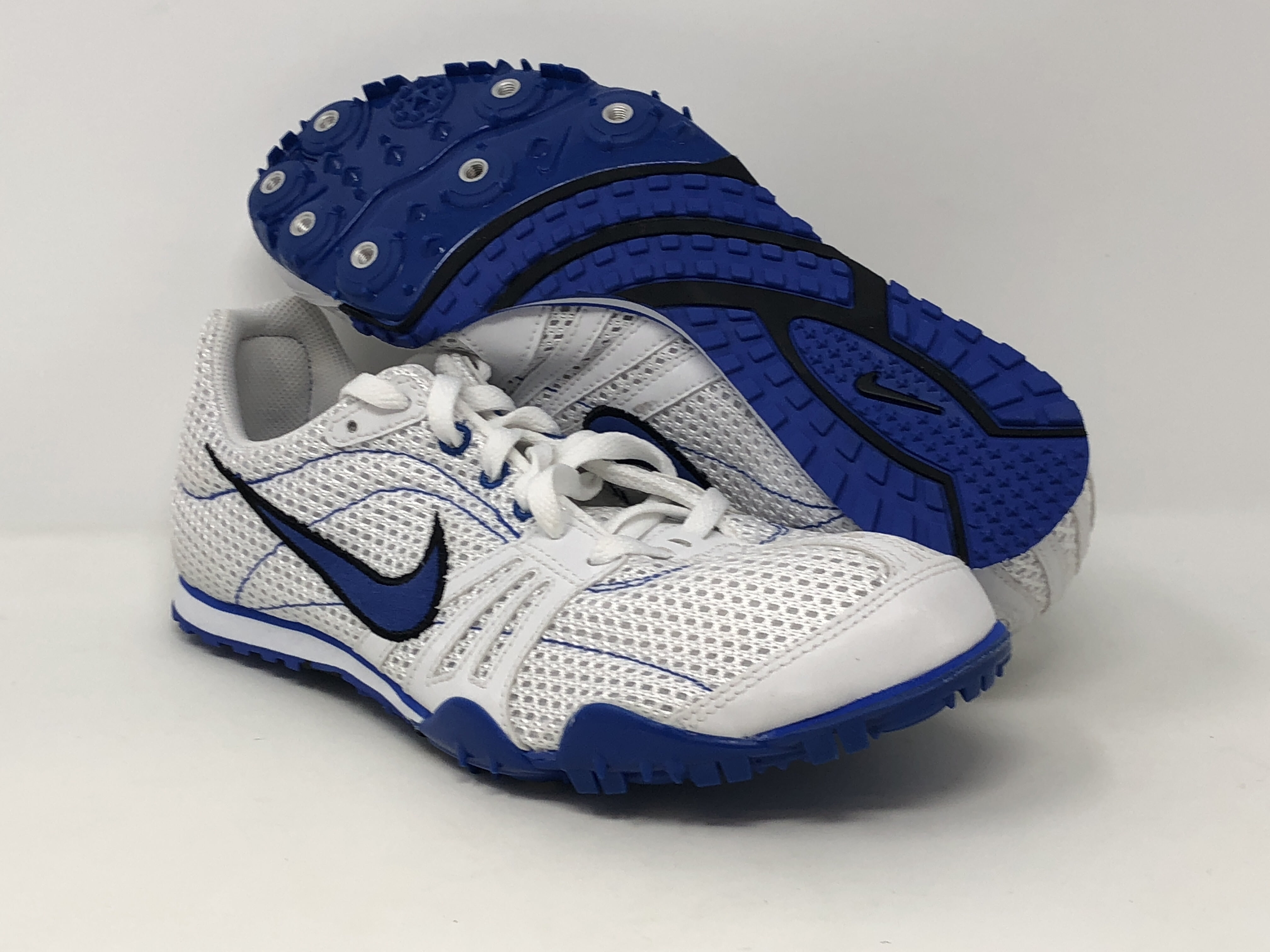 Enojado Permanecer frío Nike Men's Rival D Plus III Running Shoe, White/Varsity Royal/Black, 9 D US  - Walmart.com