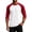 Red_001, variant on Casual Shirts Men Classic Raglan Basic Soft Cotton 3/4 Long Sleeve Sports Baseball Jerseys T Shirts fashion comfort Loose top Wine XL