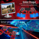 thumbnail image 4 of Controlador inalámbrico para P4, joystick de juego remoto compatible con P-4/P-4 Slim/P-4 Pro/PC (Camo rojo), 4 of 8