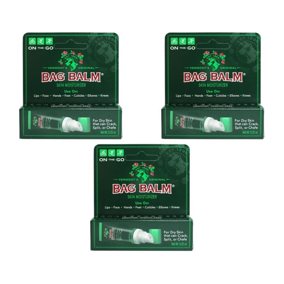 Bag Balm On-The-Go Skin Moisturizer 0.25 oz (Pack of 3)