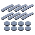 thumbnail image 3 of 16 Pcs Furniture Glides PTFE Sliders Self-Adhesive Furniture Glides Set Round Square for Furniture E, 3 of 5