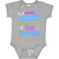 thumbnail image 3 of Inktastic Some Bunny is Going to Be a Big Brother with Bunny Ears and Eggs Boys Baby Bodysuit, 3 of 5