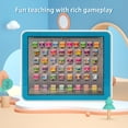 thumbnail image 6 of Danhjin Kids Tablet, Boys Learning Pad with LED Screen Educational Toy for Alphabet Numbers Math, Interactive Electronic Toy for Early Development, 6 of 7