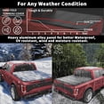 thumbnail image 5 of TITANICMOTOR 3-Fold 5FT 60Inch Hinged Aluminum Hard Tonneau Cover for 2005-2026 Nissan Frontier Bed Truck Waterproof, 5 of 6