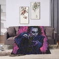 thumbnail image 5 of Joker Blanket, Super Soft Throw Blanket For Couch Sofa Bed, Cozy Lightweight Warm Flannel Blanket, 40"X30", 5 of 9