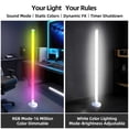 thumbnail image 4 of Elice Corner Floor Lamp, RGB LED Ambient Lighting with App & Remote Control, 200+ Dynamic Modes & Music Sync, 16 Million Colors, Fast Assembly, Modern Floor Lamp for Bedroom Living Room Gaming Room, 4 of 14