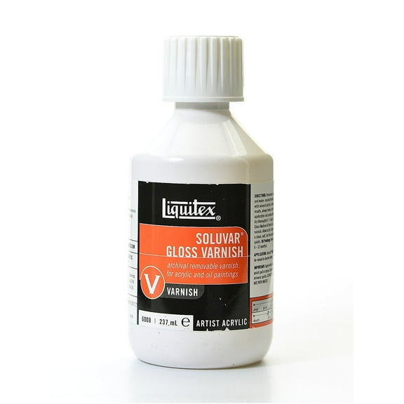 Liquitex Soluvar Varnish, 8 oz., Gloss