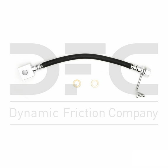 Rear Lower Right Dynamic Friction Company Brake Line Hose 350-54659 For 2010-2016 Ford F-350 Super Duty