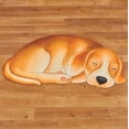 thumbnail image 2 of Collections Etc Unique Dog Shaped Skid-Resistant Accent Rug, 2 of 3