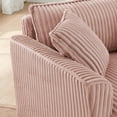 thumbnail image 4 of Leumius Accent Chair Armchair,Comfy Upholstered Single Sofa Chair with 2 Pillow for Living Room,Bedroom,Pink, 4 of 8