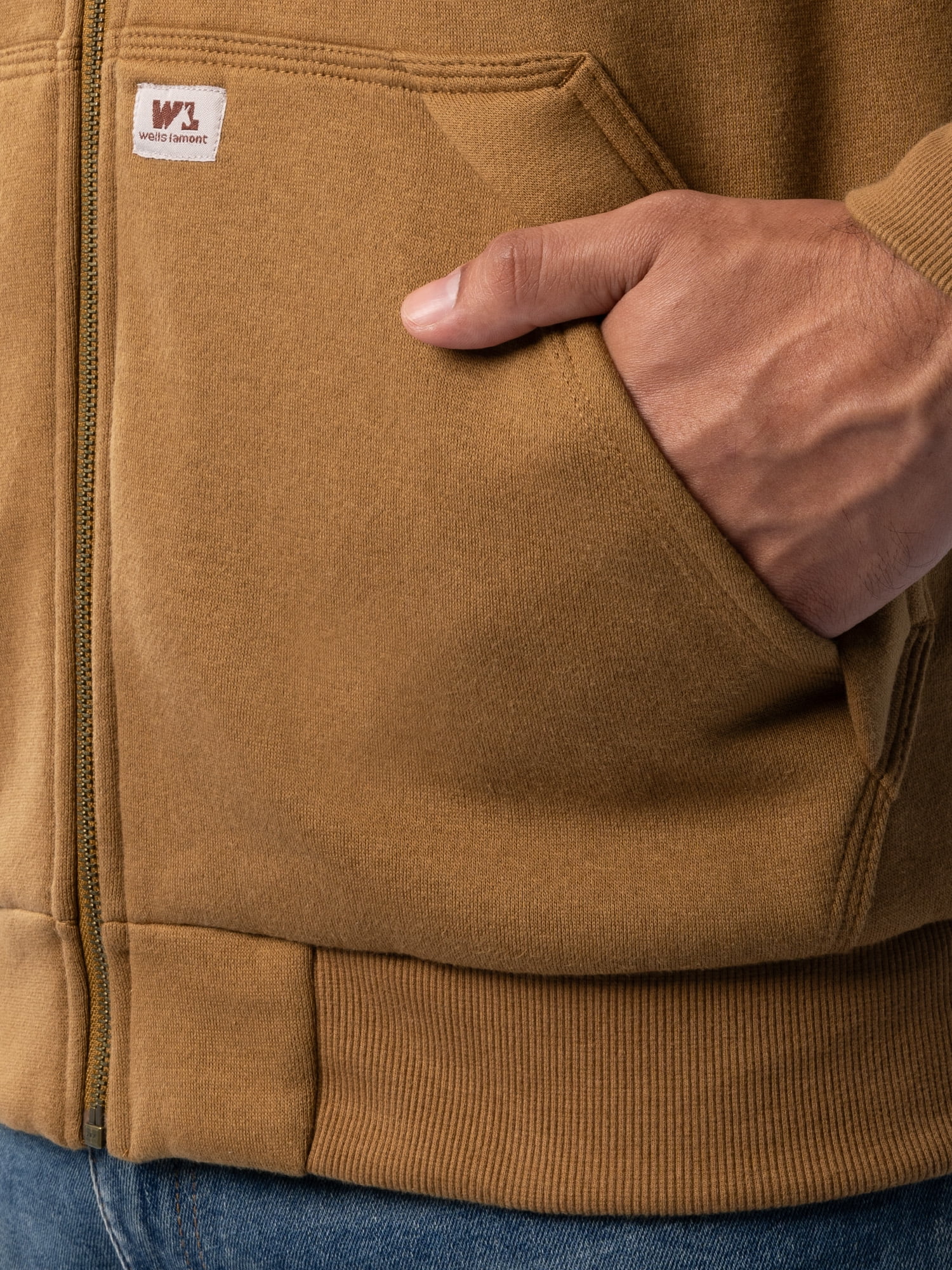 Wells Lamont Men's Heavy Weight Work Fleece Thermal Lined Water Repellant Hoodie, M-3XL