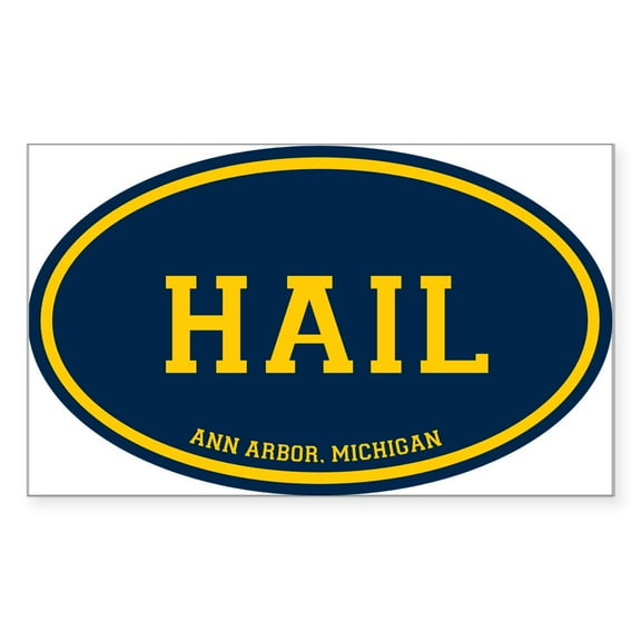 CafePress - HAIL - Rectangle Bumper Sticker Car Decal
