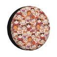 thumbnail image 2 of Balery Maneki-Neko Cats Tire Covers - Tough Tire Wheel Protector for Truck, SUV, Trailer, Camper, RV -17 inch, 2 of 8