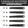 thumbnail image 3 of Juego de destornilladores Torx NEIKO 01325A, 5 unidades, Offset S2 Steel, 3 of 6