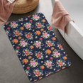 thumbnail image 2 of Pioneer Flower Floral Print Pattern Bathroom Rugs Mat, Non Slip Microfiber Bathroom Rug with Rubber Backing, Soft Mats for Bathroom Floor Tub Shower, 20"x32", 2 of 5