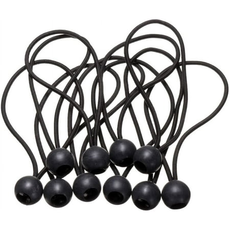 25Pack Length 8 Bungee Cord Ties Ball Bungee Straps Tarp Tie-Down Elastic Cord Shock Rope for Outdoor Camping Tarp Clip Tent Canvas Tarpaulin Flag Pole Heavy-Duty Versatile Organize Secure Accessoy