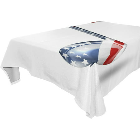 POPCreation Super Bowl National Anthem Tablecloth 60x84