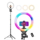 thumbnail image 1 of UBeesize 12'' RGB Selfie Ring Light with 62’’ Tripod Stand for Video Recording＆Live Streaming(YouTube, Instagram, TIK Tok), Compatible with Phones, Cameras and Webcams, 1 of 5