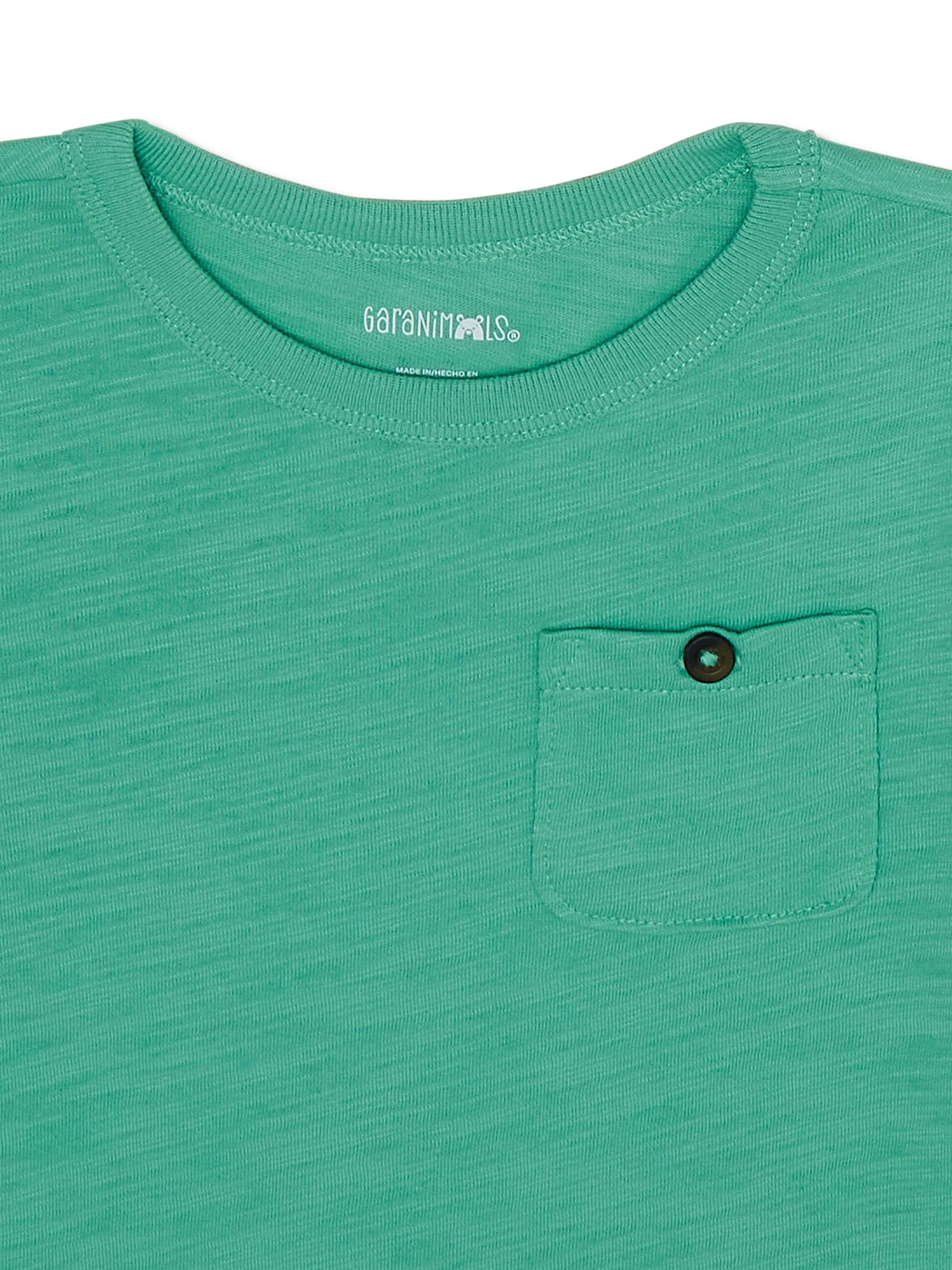 Garanimals Toddler Boys Pocket Tee with Short Sleeves, Sizes 18M-5T