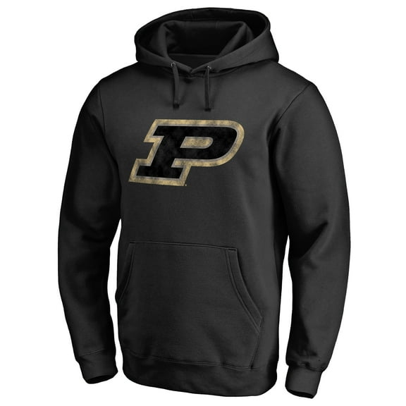 Men's Black Purdue Boilermakers Classic Primary Pullover Hoodie