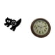 thumbnail image 4 of Reloj de pared,Reloj de pared decorativo para baño o dormitorio,Reloj de pared,Reloj de pared con pájaro cantor de 25 cm (10 pulgadas) para decoración del hogar,Relojes de pared decorativos, 4 of 7