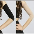 thumbnail image 4 of 2 Pcs Women Weight Loss Thin Arm Fat Slimmer Wrap Elasticity Belt Arms Sleeve skin color, 4 of 8