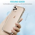 thumbnail image 6 of iPhone 11 Pro Max Case, Crystal Clear Anti-Scratch Shock Absorption Phone Case Cover with 4 Corners Protection, Soft TPU Slim Case for Apple iPhone 11 Pro Max 6.5 inch (2019), 6 of 7
