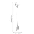 thumbnail image 3 of Uuiauoio Stainless Steel Reindeer Spoons,Deer Head Shape Teaspoons ，Dessert Coffee Spoon Tableware Creative Tea Spoon Stirring Demitasse for Coffee Tea Ice Cream Sugar Cake, 3 of 6