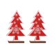 thumbnail image 1 of piezas de árbol de Navidad de madera para escritorio, decoración de mesa con impresión, mini árbol de Navidad, adorno para fiesta de Navidad., 1 of 6