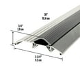 thumbnail image 3 of M-D Building Products 08102 3-3/4 in. x 3/4 in. x 36 in. Silver Aluminum and Vinyl Heavy-Duty Low-Profile Threshold, 3 of 8