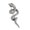 F, variant on Stylish Snake Brooch Pins Accessory Fashionable Snake Brooch Pin Rhinestones Inlayed Lapel Pin For Any Occasion