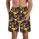 thumbnail image 1 of Balery Mushrooms And Fern Stems Traje de Baño Estilo Hawaiano para Hombre, Shorts de Secado Rápido con Bolsillos-Medium, 1 of 6
