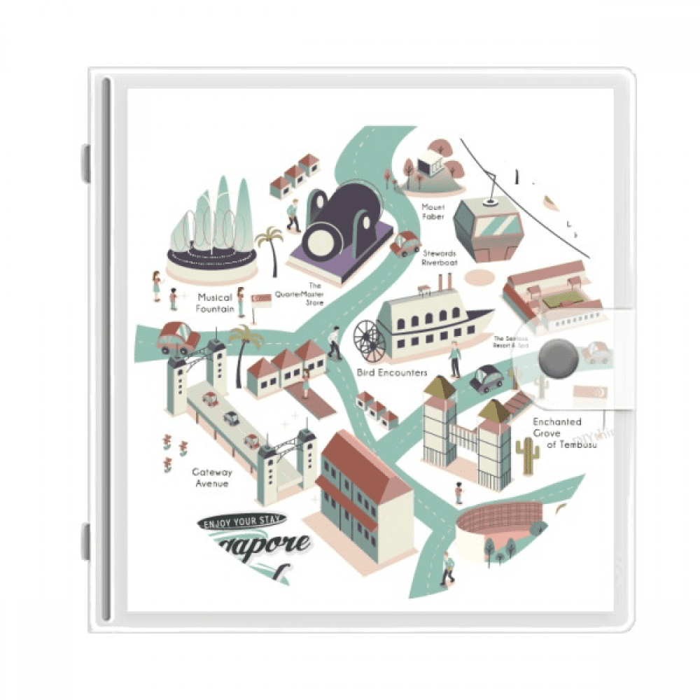 Singapore Travel Sightseeing Route Photo Album Wallet Wedding Family